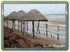 Sun shades, Mandarmani beach, Bengal