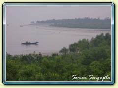 Lonely Boat,Kaikhali, Bengal