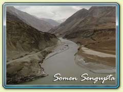 Confluence of Sindh and Zanskar River, Ladakh