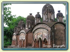 Renovated temples of Pathra, Midnapore