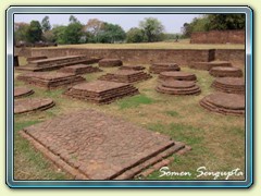 Excavation site, Bahulara temple, Bankura